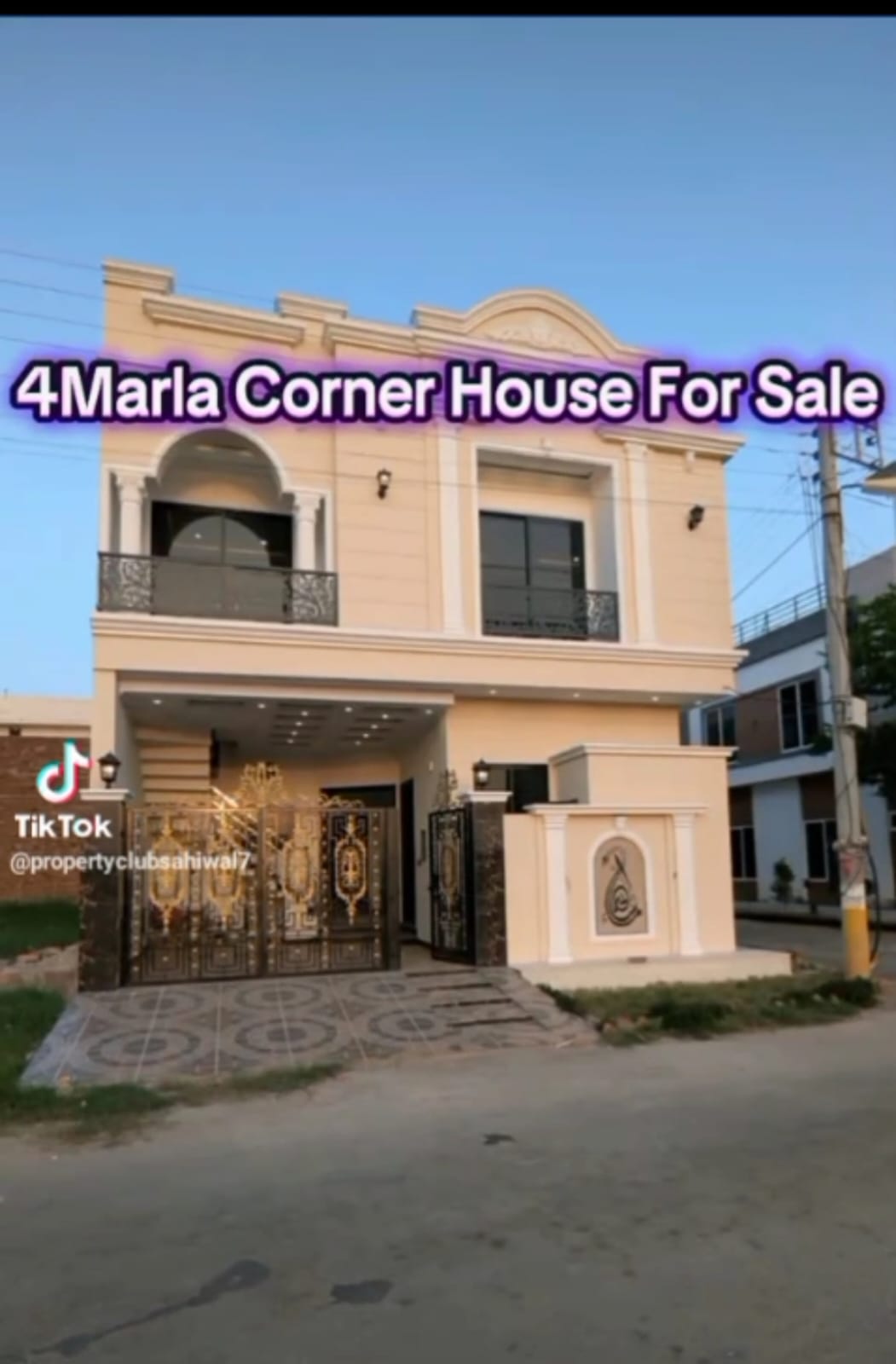 4 Marla Corner Spanish House Jewan City Phase 5